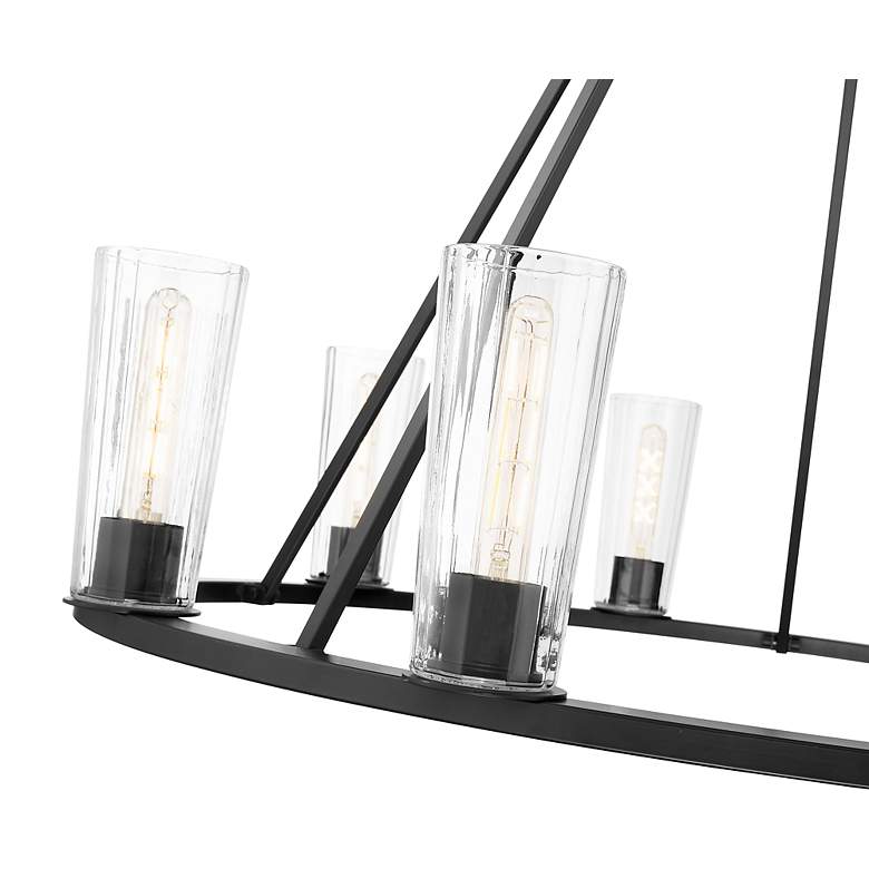 Image 7 Titus by Z-Lite Matte Black 46 inch 10 Light Chandelier more views