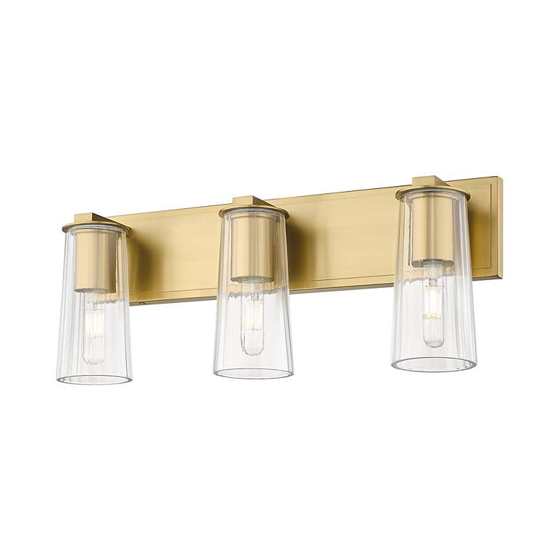 Image 5 Titus by Z-Lite Modern Gold 24 inch 3 Light Vanity more views