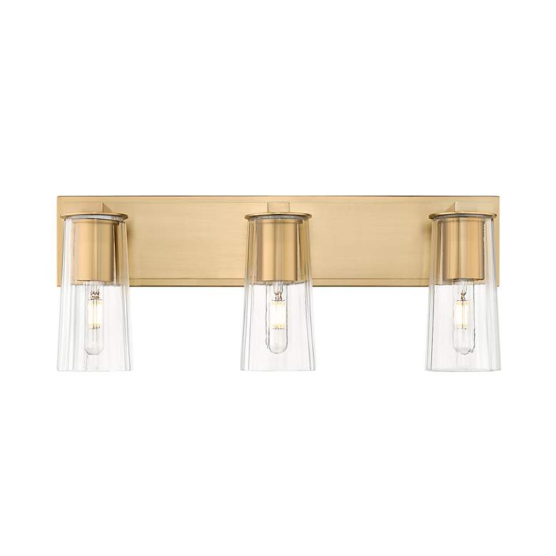 Image 6 Titus by Z-Lite Modern Gold 24 inch 3 Light Vanity more views