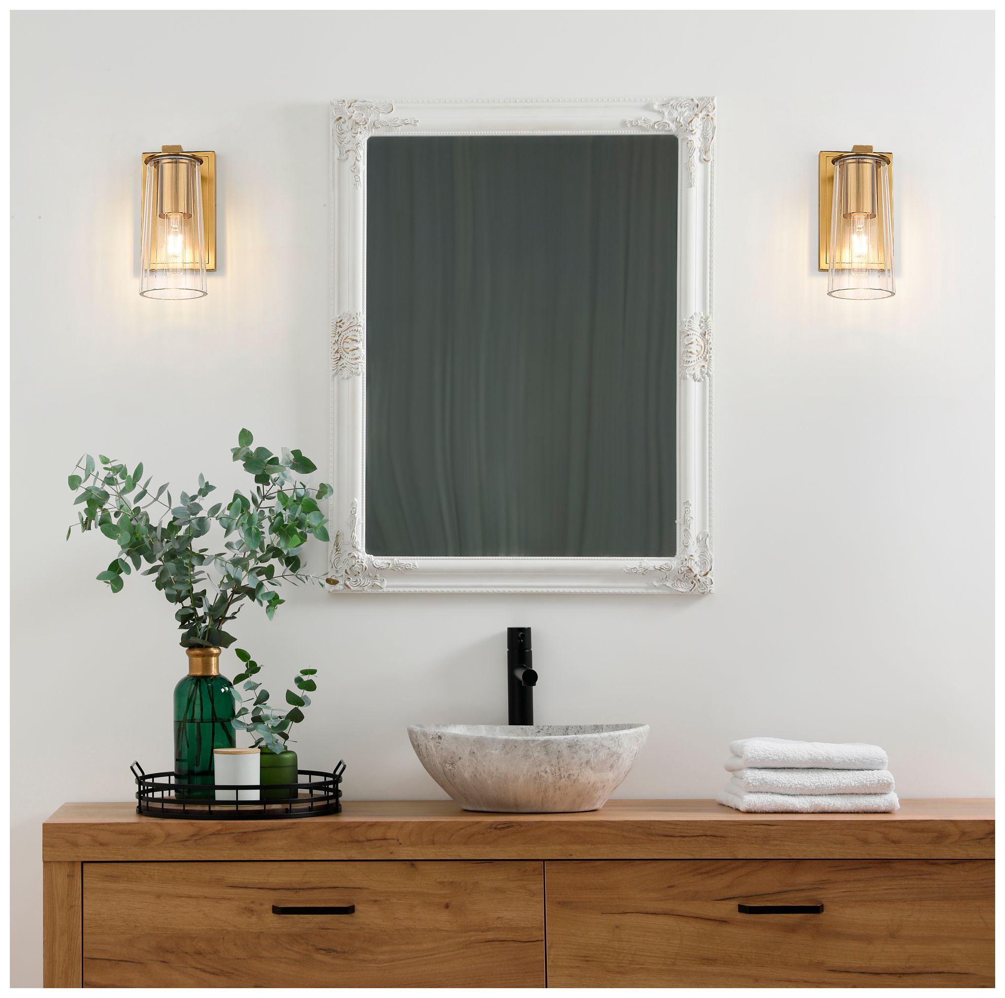 Image 3 Titus by Z-Lite Modern Gold 4.5 inch 1 Light Wall Sconce more views