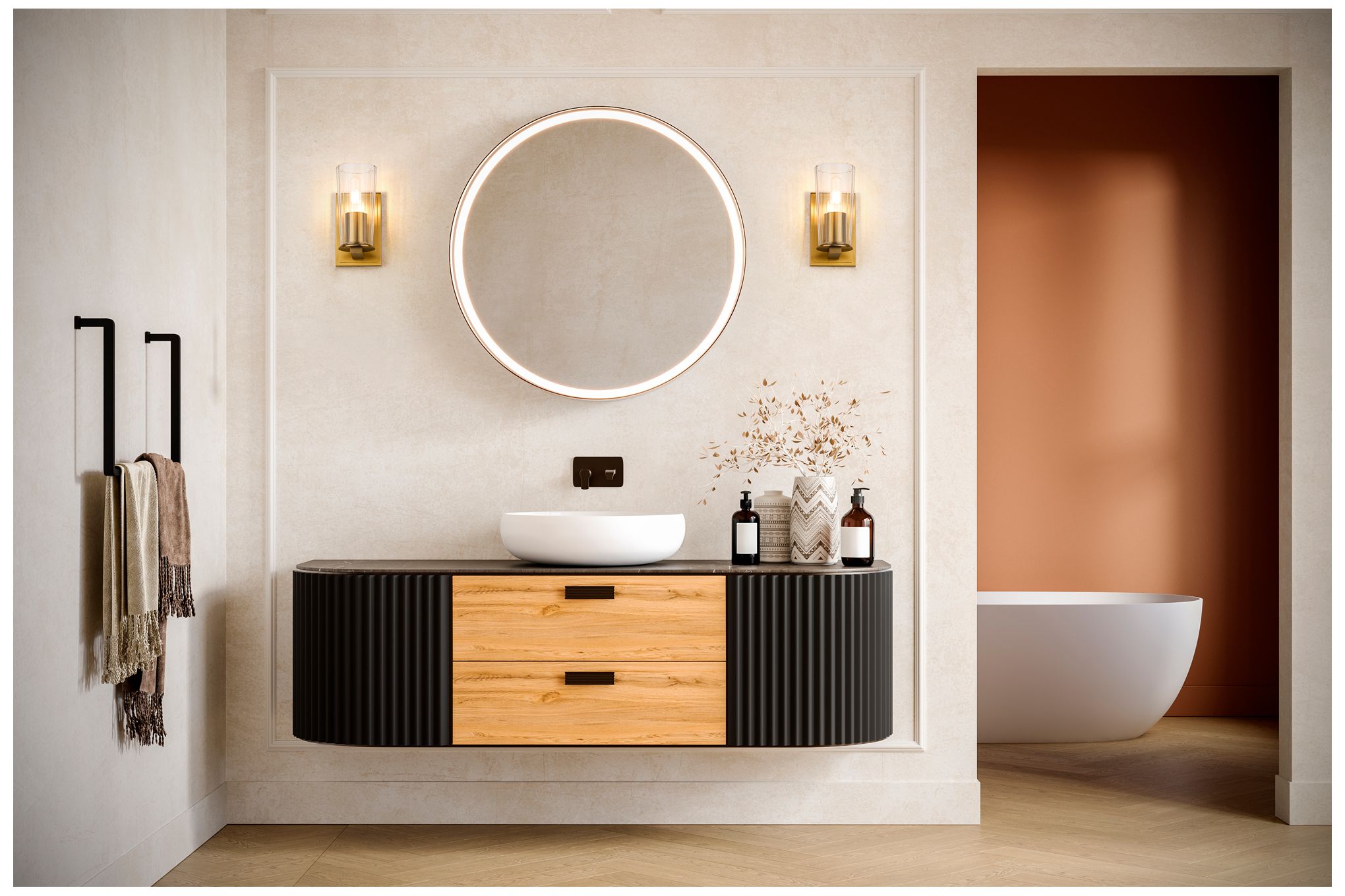 Image 4 Titus by Z-Lite Modern Gold 4.5 inch 1 Light Wall Sconce more views