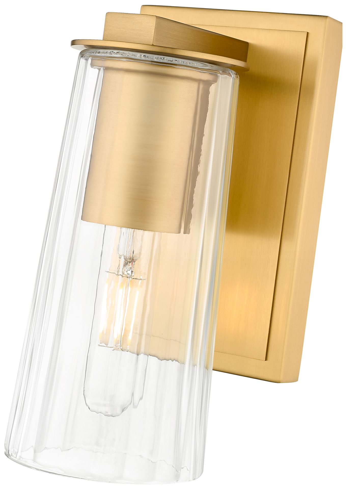 Image 7 Titus by Z-Lite Modern Gold 4.5 inch 1 Light Wall Sconce more views