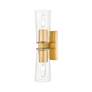 Titus by Z-Lite Modern Gold 4.5 inch 2 Light Wall Sconce