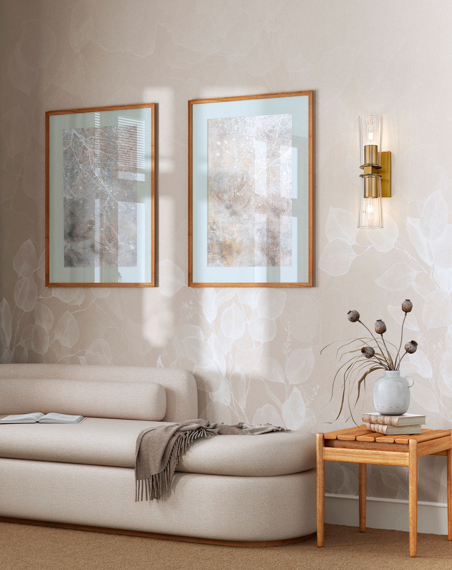 Image 5 Titus by Z-Lite Modern Gold 4.5 inch 2 Light Wall Sconce more views