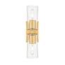 Titus by Z-Lite Modern Gold 4.5 inch 2 Light Wall Sconce