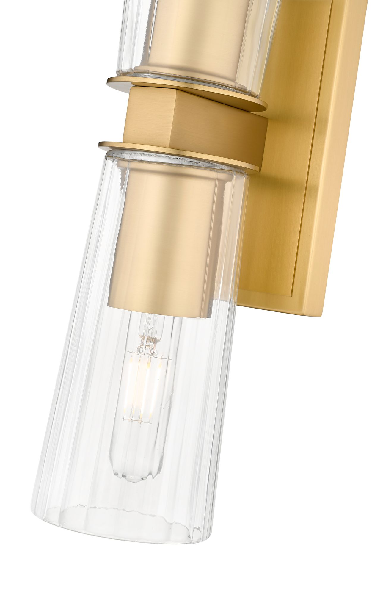 Titus by Z-Lite Modern Gold 4.5 inch 2 Light Wall Sconce