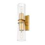 Titus by Z-Lite Modern Gold 4.5 inch 2 Light Wall Sconce