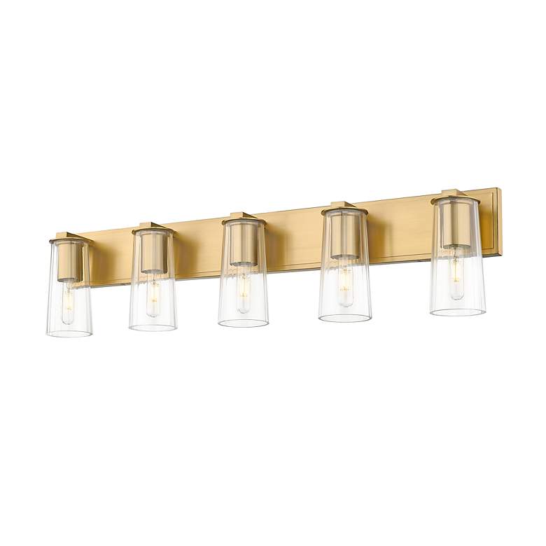 Image 4 Titus by Z-Lite Modern Gold 40 inch 5 Light Vanity more views