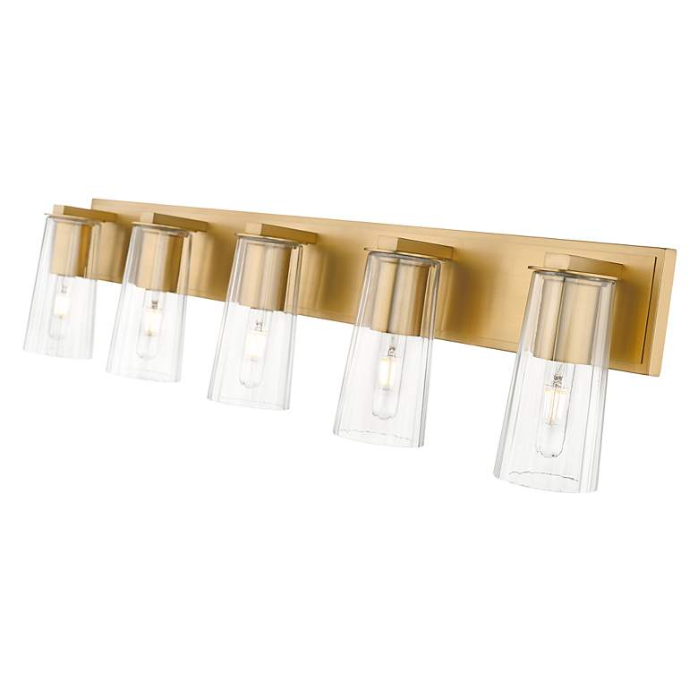 Image 6 Titus by Z-Lite Modern Gold 40 inch 5 Light Vanity more views