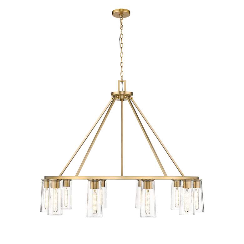 Image 5 Titus by Z-Lite Modern Gold 46 inch 10 Light Chandelier more views