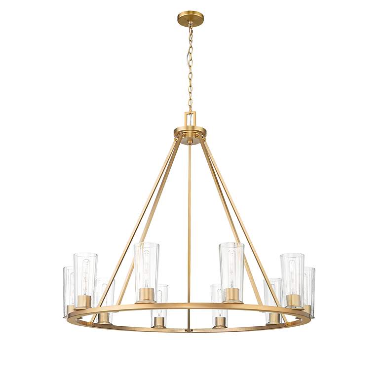Image 7 Titus by Z-Lite Modern Gold 46 inch 10 Light Chandelier more views