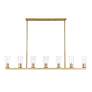 3_Titus by Z-Lite Modern Gold 5 inch 7 Light Linear Chandelier more views