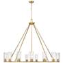 Titus by Z-Lite Modern Gold 62.5 inch 15 Light Chandelier