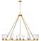 Titus by Z-Lite Modern Gold 62.5 inch 15 Light Chandelier