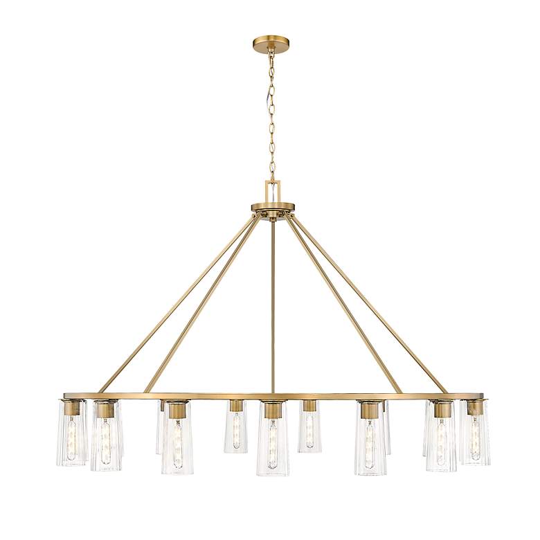 Image 5 Titus by Z-Lite Modern Gold 62.5 inch 15 Light Chandelier more views