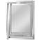 Tiverio Angled 3-Frame Glass 30" x 40" Wall Mirror