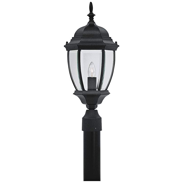 Image 1 Tiverton 21 1/2" High Black Finish Traditional Outdoor Post Light