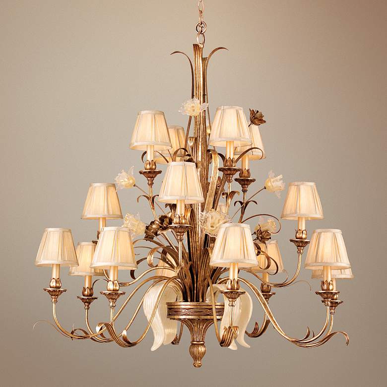 Image 1 Tivoli Collection 46 inch Wide 3-Tier Traditional Chandelier