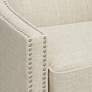 Tivoli Ivory Linen Tufted Armchair