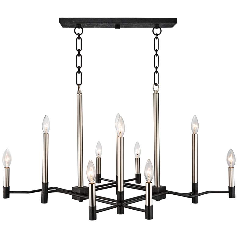 Image 1 To Circuit with Love 36 inchW Black Kitchen Island Light Pendant