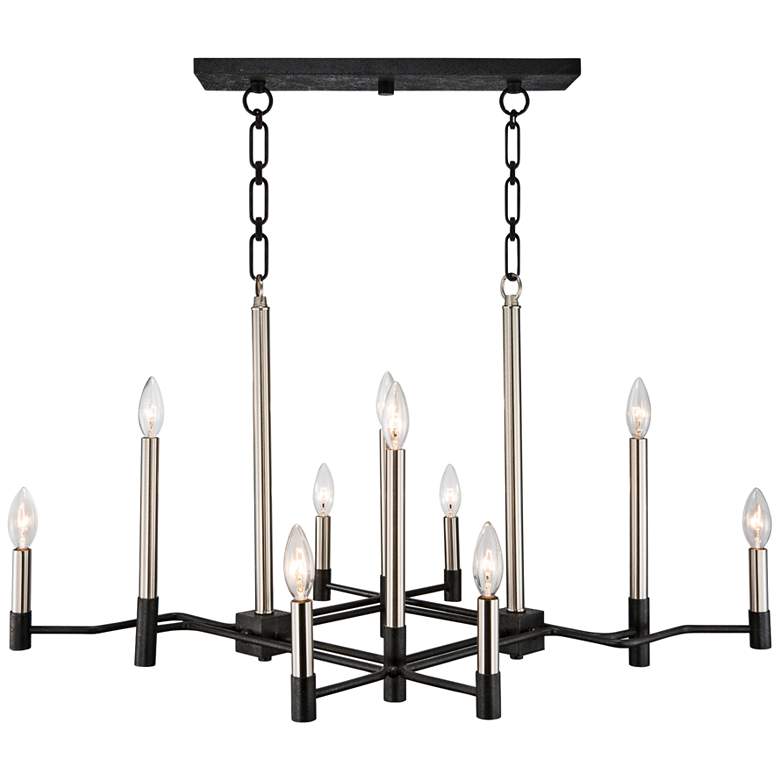 Image 1 To Circuit with Love 36"W Black Kitchen Island Light Pendant