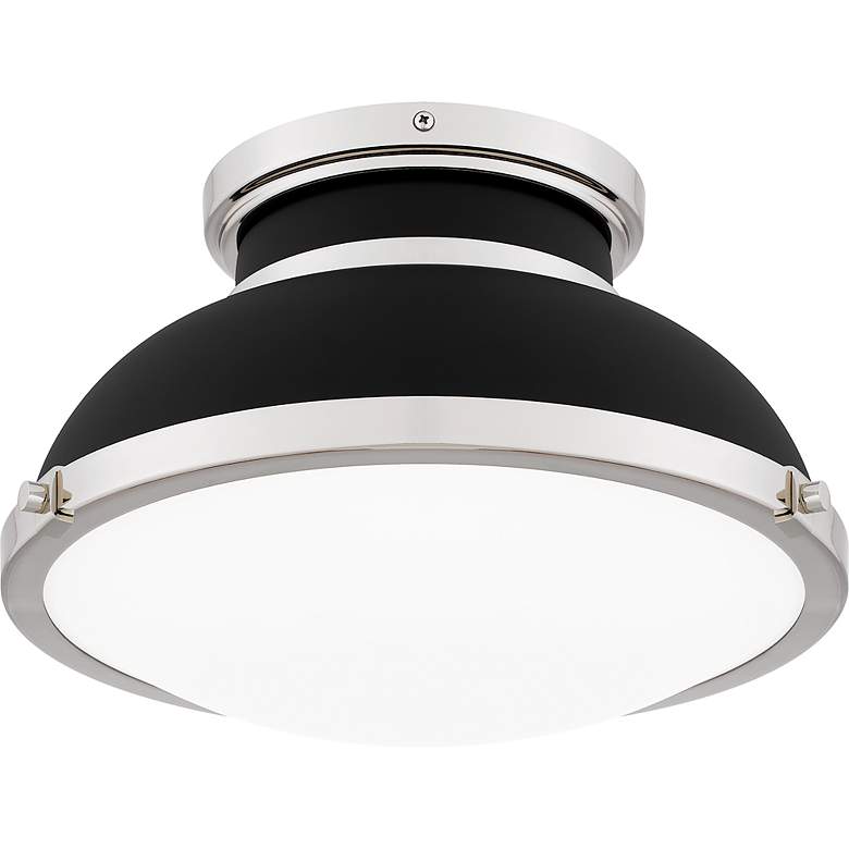 Image 6 Tobias 2-Light Matte Black Flush Mount Light more views