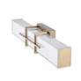 2_Tocco 24" Wide Modern Gold Vanity LED Bath Light more views