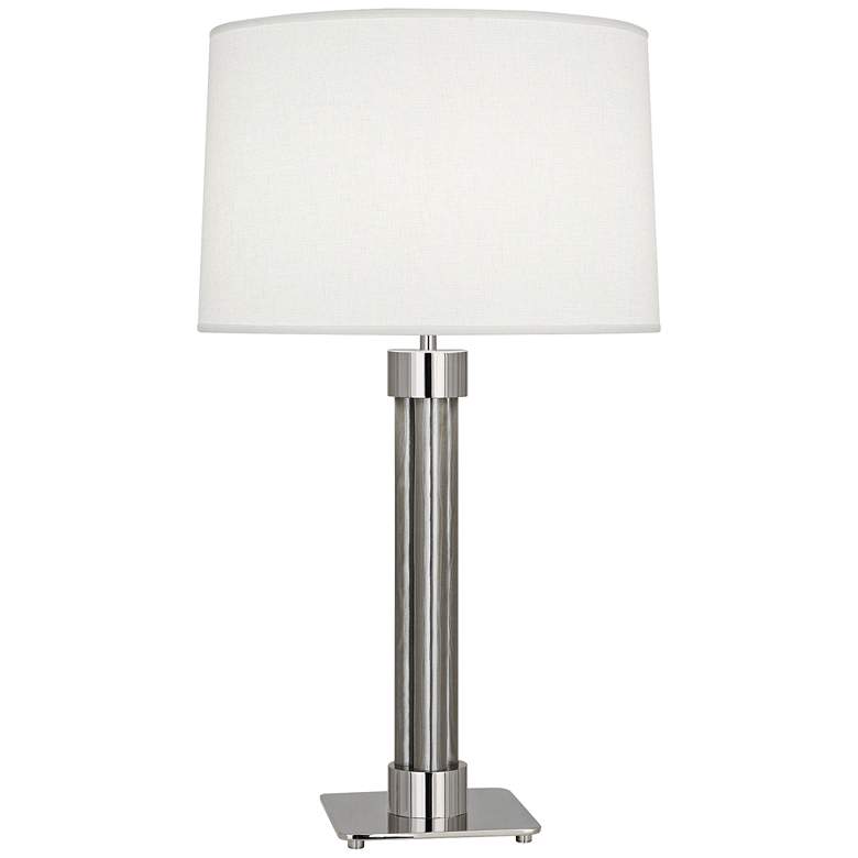 Image 1 Todd Polished Nickel and Stainless Steel Mesh Table Lamp