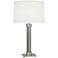 Todd Polished Nickel and Stainless Steel Mesh Table Lamp