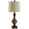 Toffeewood 33" Brown Swirled Table Lamp