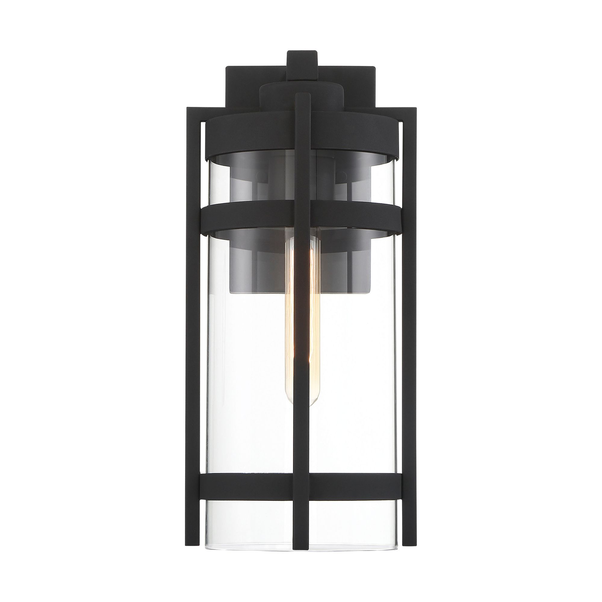 Image 4 Tofino; 1 Light; Large Lantern; Textured Black Finish with Clear Glass more views