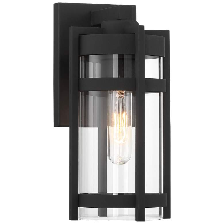 Image 1 Tofino; 1 Light; Small Lantern; Textured Black Finish with Clear Glass