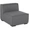 Toft Gray Sectional Center Seat