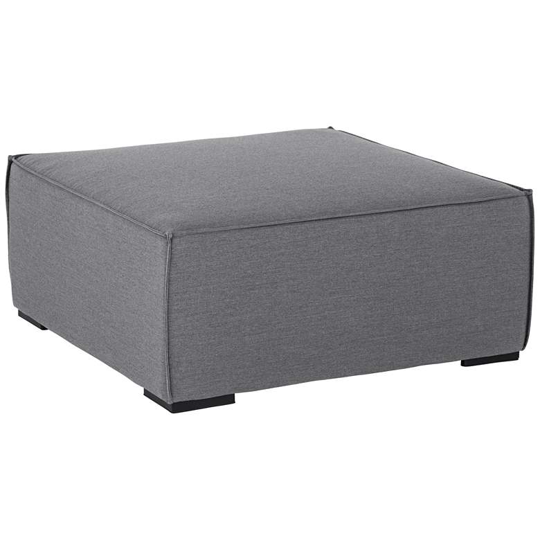 Image 1 Toft Gray Square Outdoor Ottoman