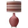 Toile Red Bold Stripe Ovo Table Lamp
