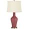 Toile Red Fog Linen Shade Anya Table Lamp