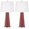 Toile Red Leo Table Lamp Set of 2