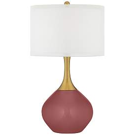 Image1 of Toile Red Nickki Brass Table Lamp