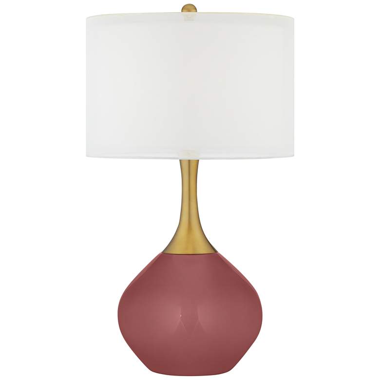 Image 1 Toile Red Nickki Brass Table Lamp