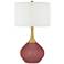 Toile Red Nickki Brass Table Lamp