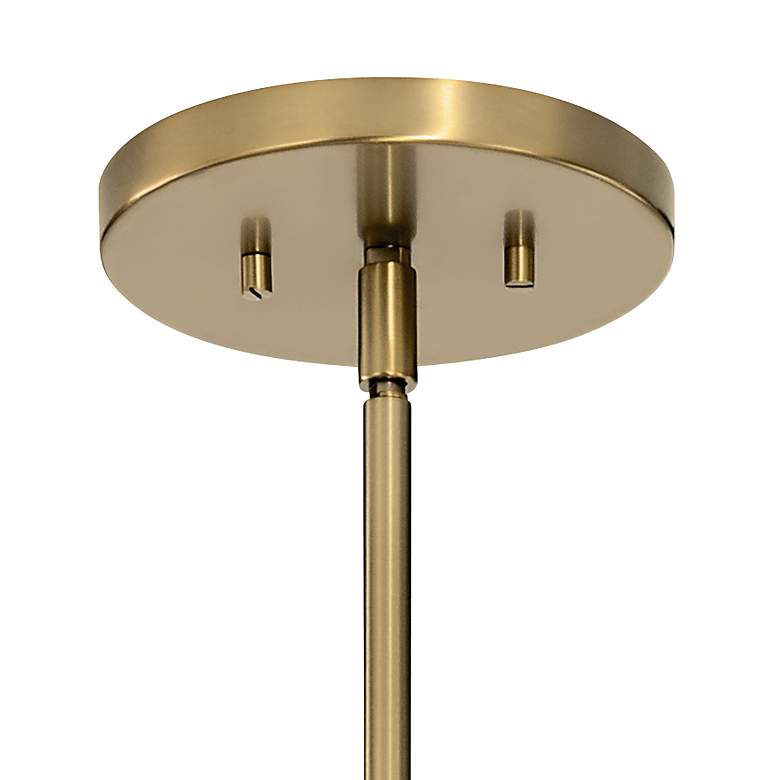 Image 4 Tolani 6 Light Chandelier in Brushed Natural Brass more views