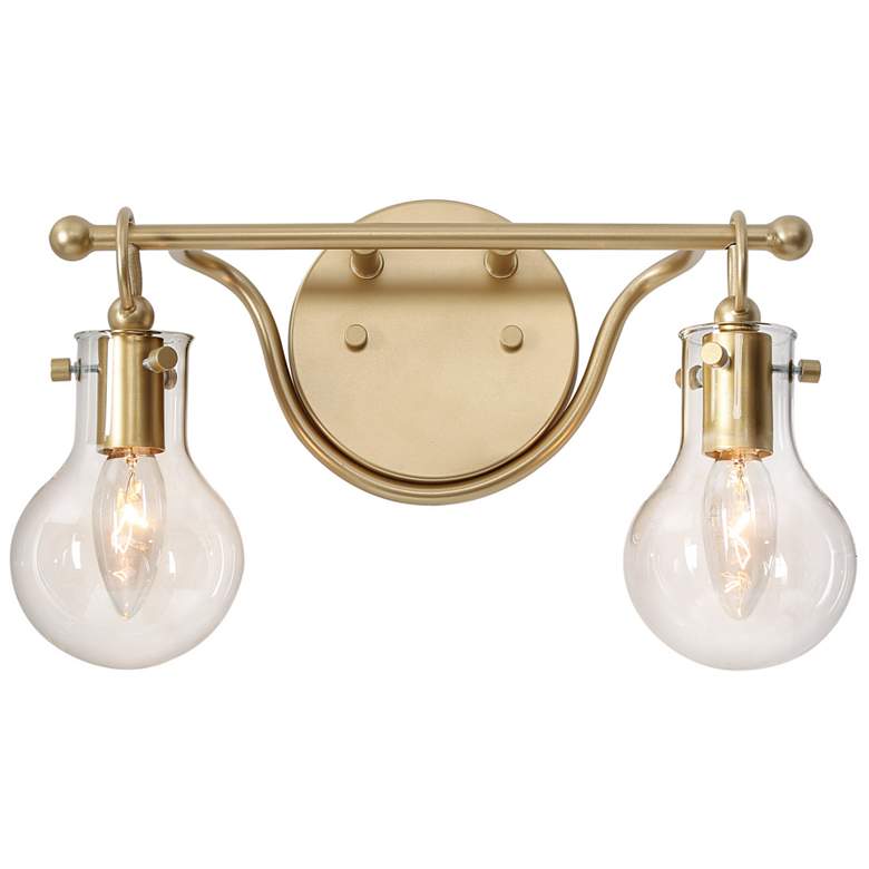 Image 1 Tolay 2-Light 14 inch Wide Gold Bath Light