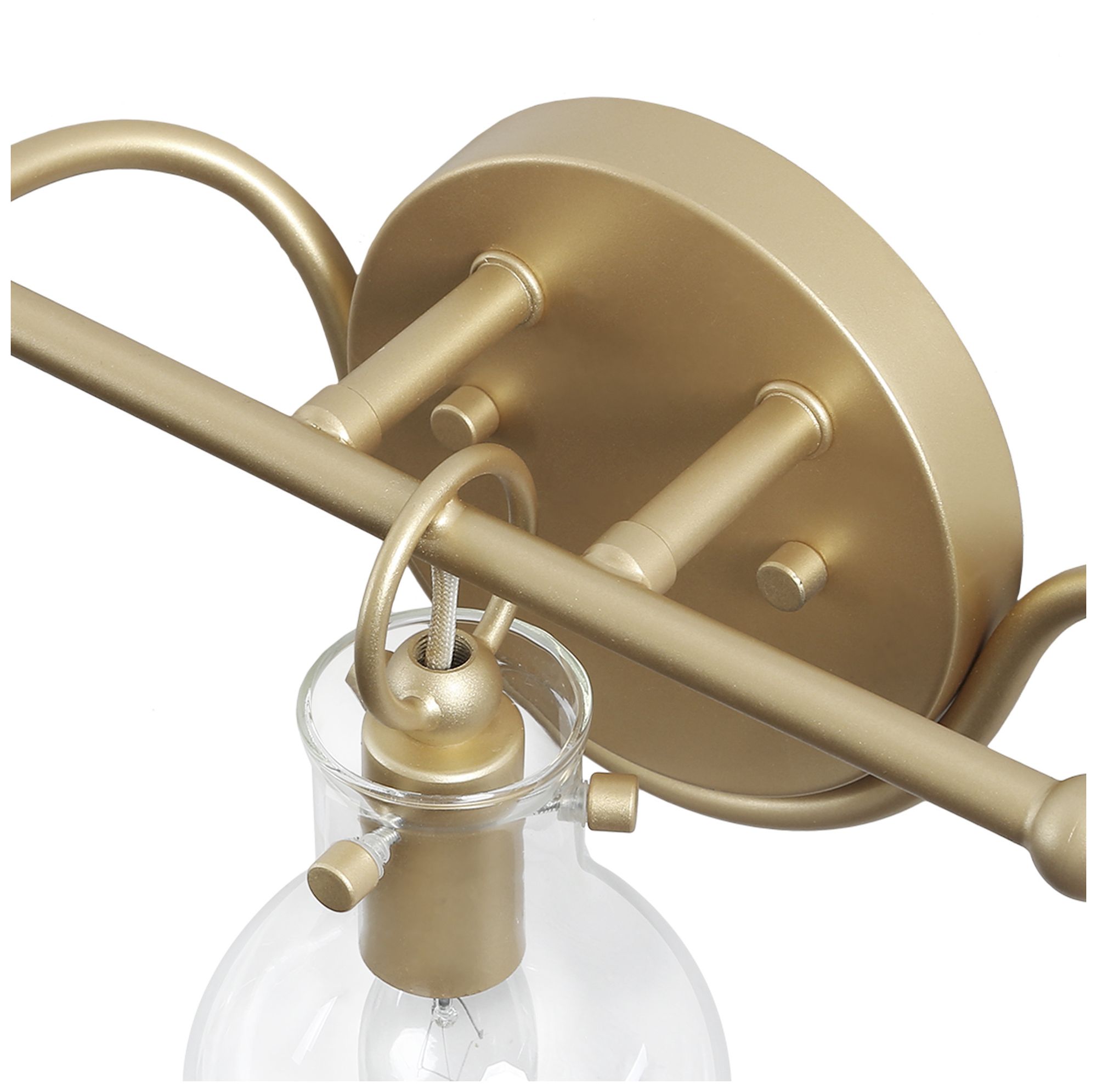 Image 4 Tolay 20" Wide Gold 3-Light Bathroom Vanity Light more views