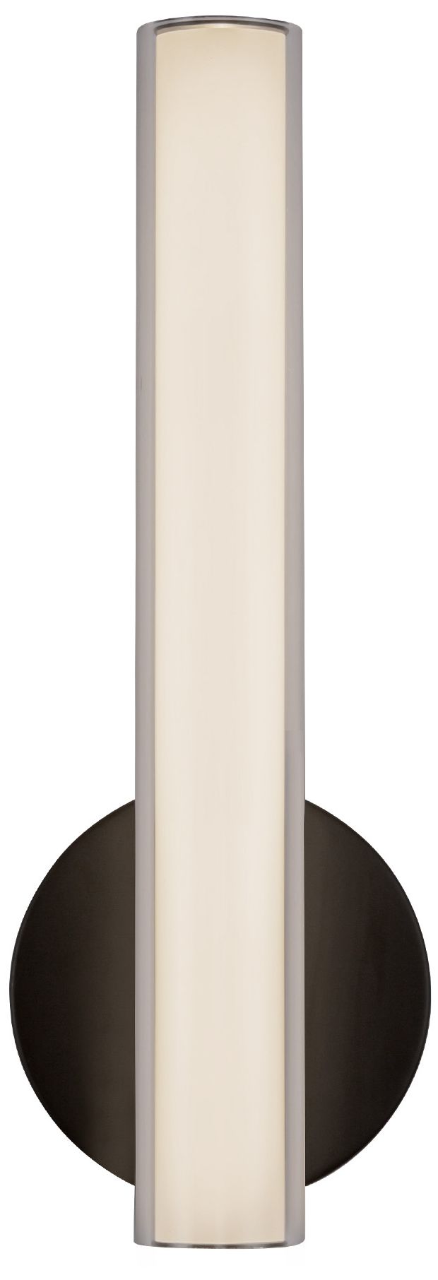 Tole 14-in Black dimmable LED Wall/Vanity Light