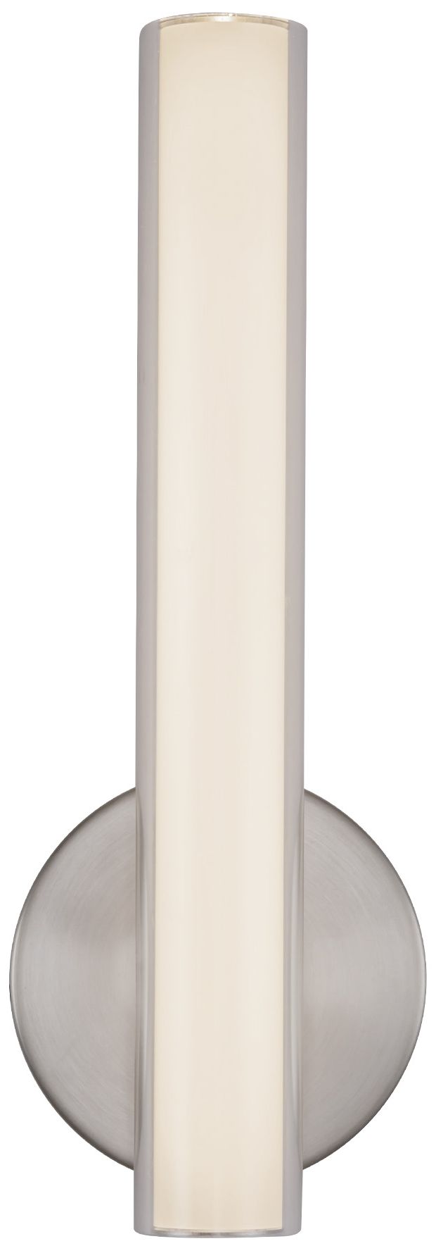 Tole 14-in Brushed NIckel dimmable LED Wall/Vanity Light