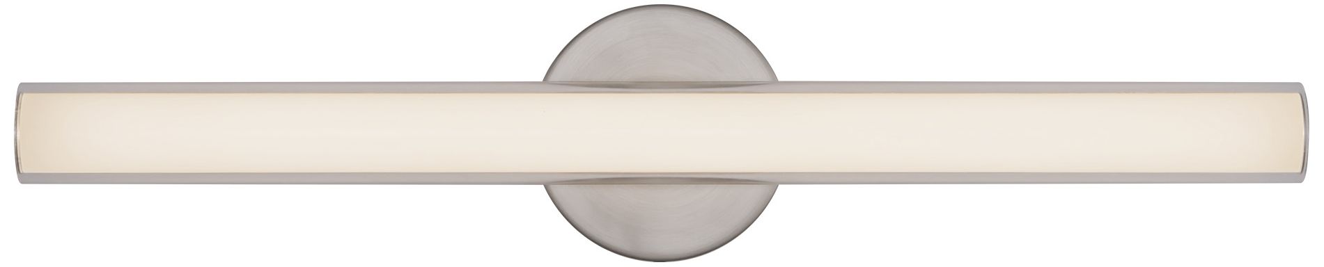 Image 2 Tole 24-in Brushed Nickel dimmable LED Wall/Vanity Light