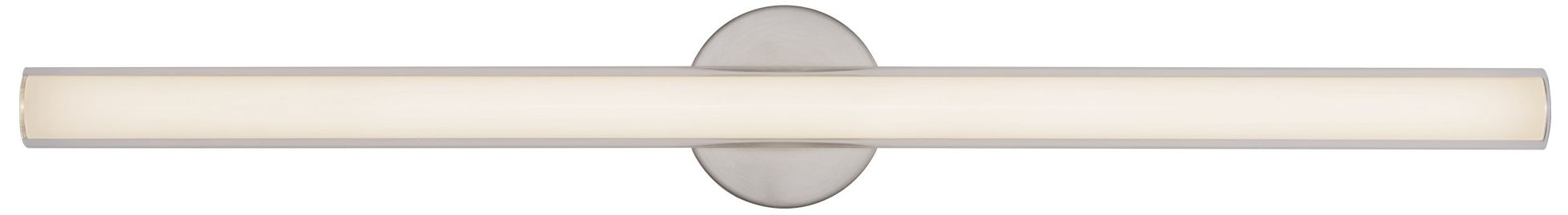 Tole 36-in Silver dimmable LED Wall/Vanity Light