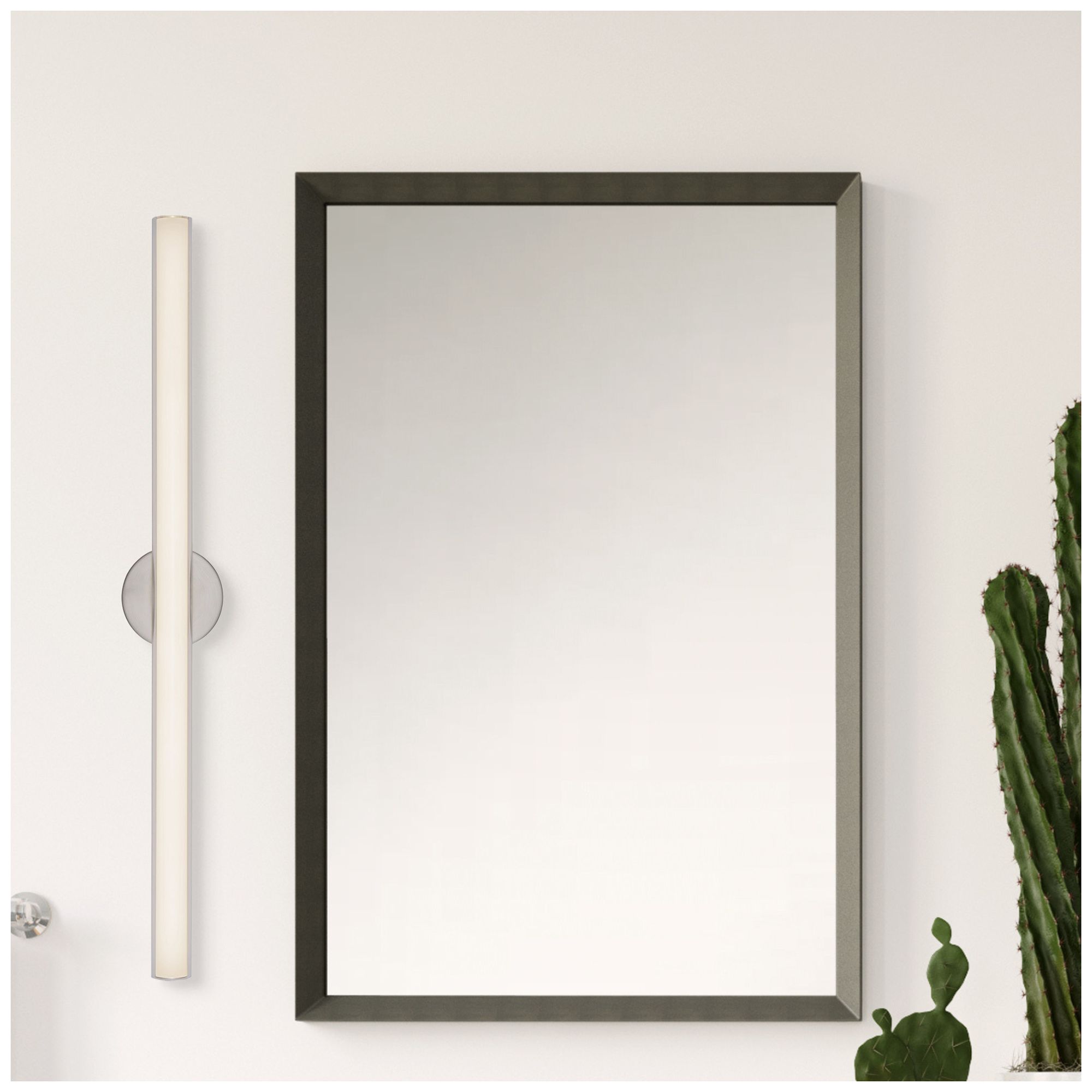 Image 7 Tole 36-in Silver dimmable LED Wall/Vanity Light more views