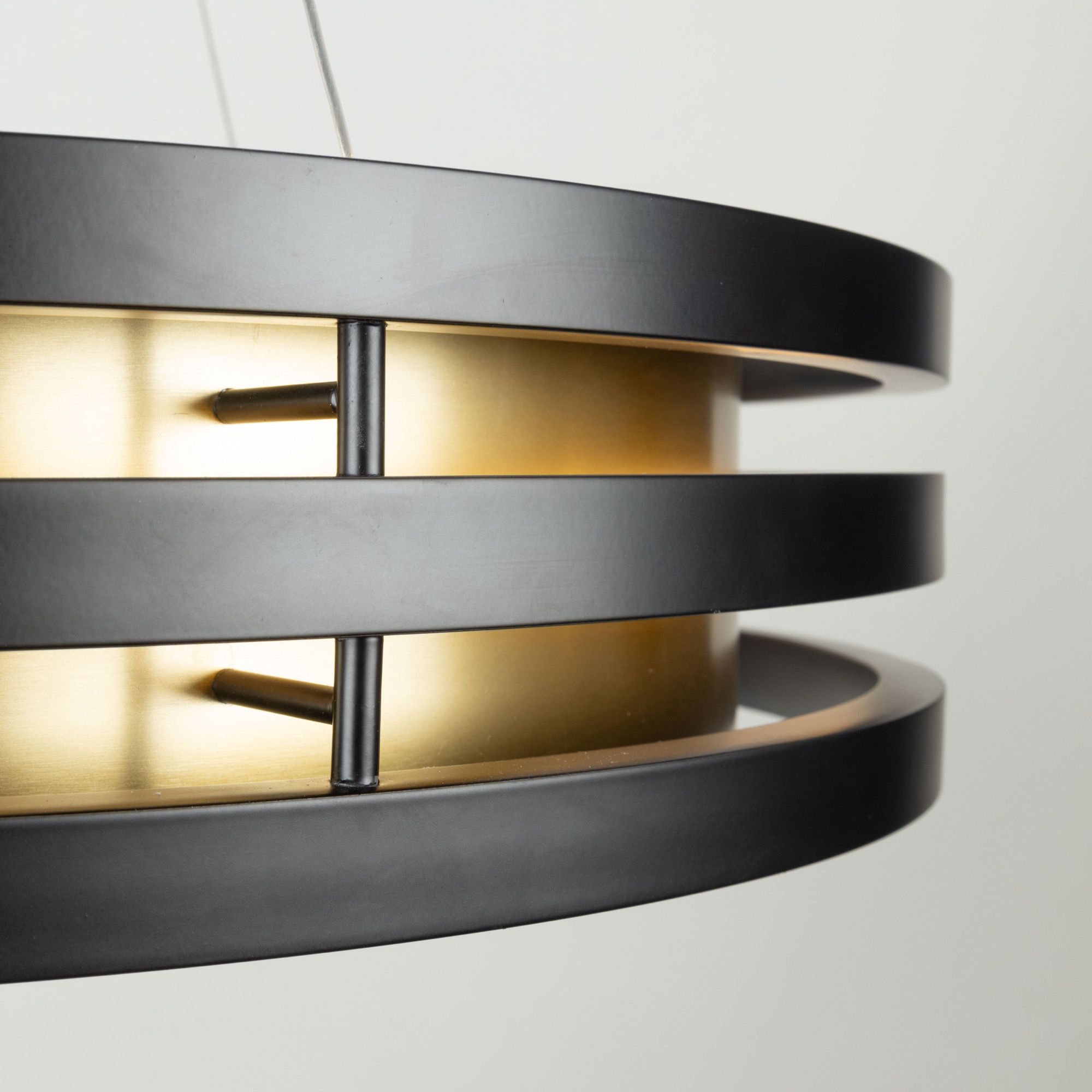 Toledo 25.5" Wide Black Chandelier With Black Shade