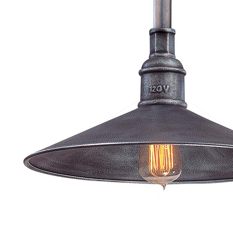 Image 6 Toledo 51" Wide Old Silver Linear Pendant Light more views